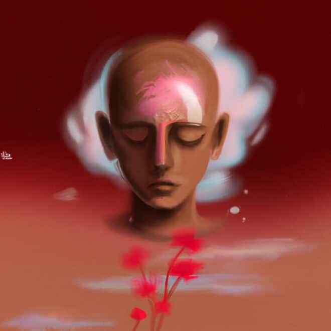 Imagem de capa do post Sonhar Com Rosto Deformado: O Que Significa? com um desenho digital