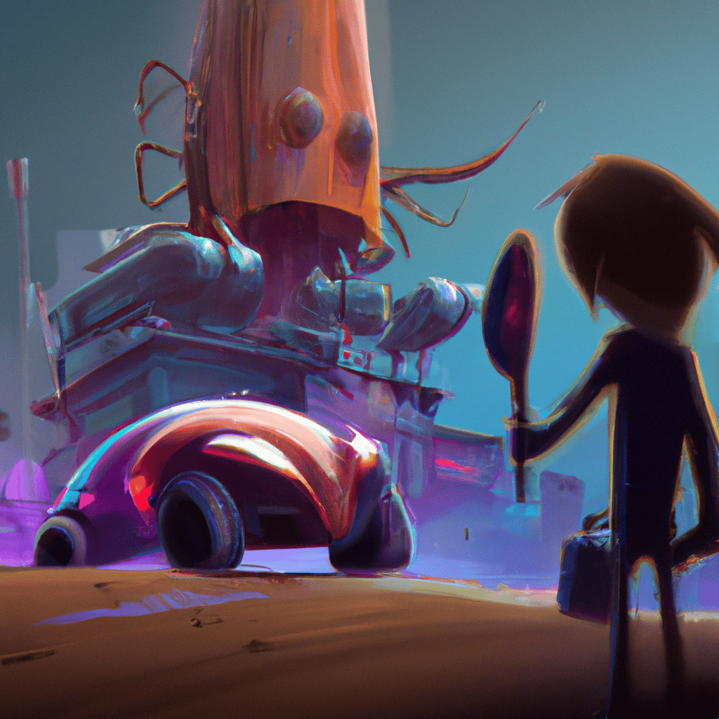 Imagem de capa do post "Descubra o Significado de Sonhar com Roubo de Carros e o Jogo do Bicho!" com um desenho digital