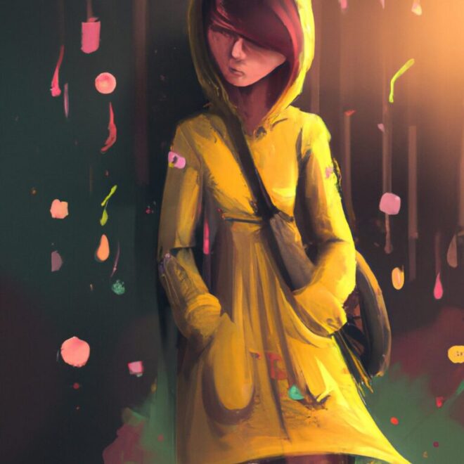 Imagem de capa do post Sonhar Com Roupa Colorida: O Que Significa? com um desenho digital