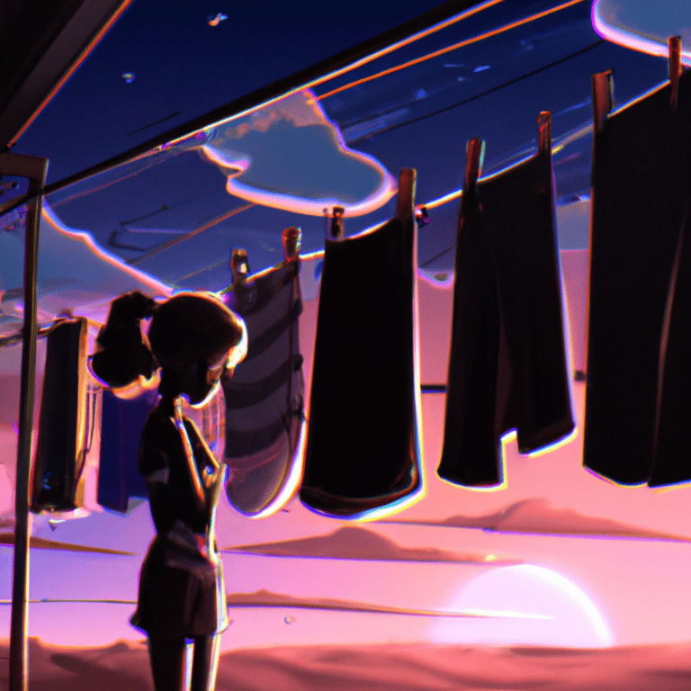 Imagem de capa do post As roupas limpas estendidas no varal: o que significa sonhar com isso? com um desenho digital