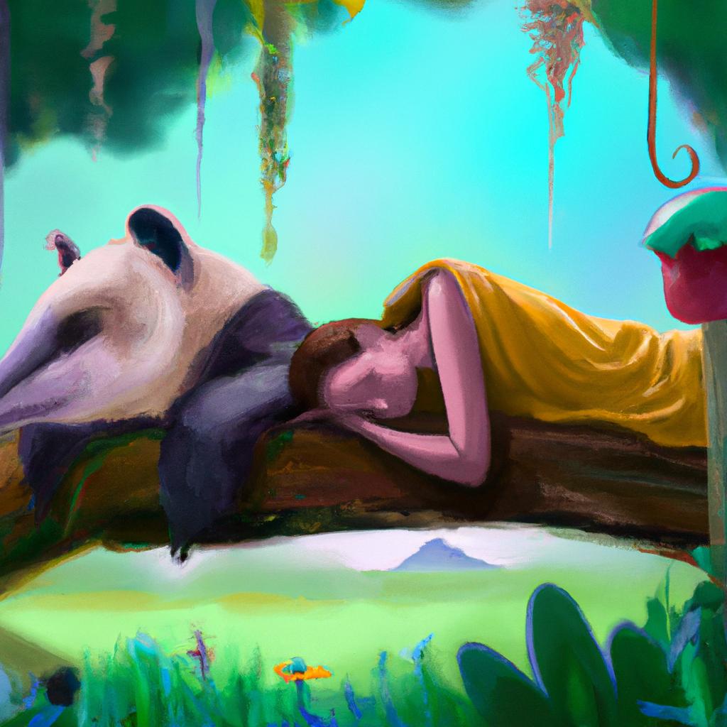 Imagem de capa do post Descubra o que Significa Sonhar com Tamanduá! com um desenho digital