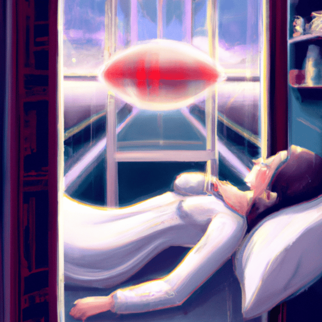 Imagem de capa do post "Sonhar com Teste Positivo de Gravidez: Descubra o Significado em Nosso Blog!" com um desenho digital