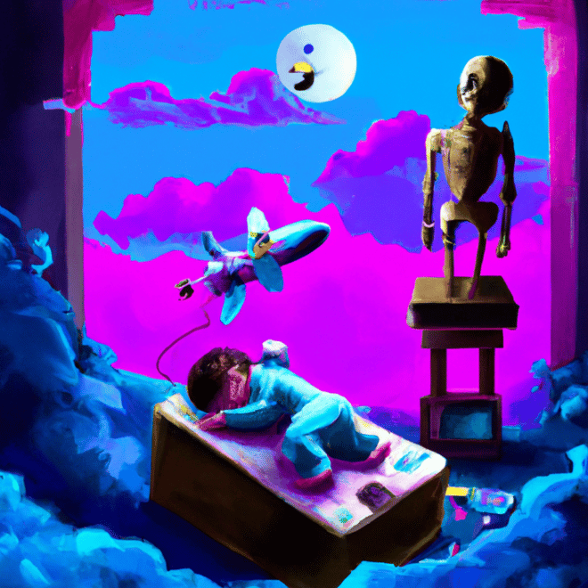 Imagem de capa do post Significado dos sonhos: o que significa quando você sonha com um bebê morto? com um desenho digital