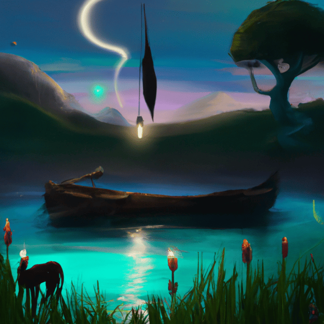 Imagem de capa do post Sonhar com vela preta acesa pode significar que você está carregando muito peso emocional. com um desenho digital