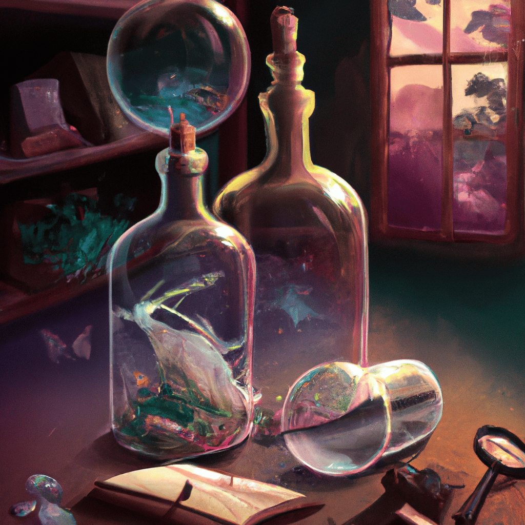 Imagem de capa do post "Descubra o Significado de Sonhar com Vidro Quebrado e Jogo do Bicho" com um desenho digital