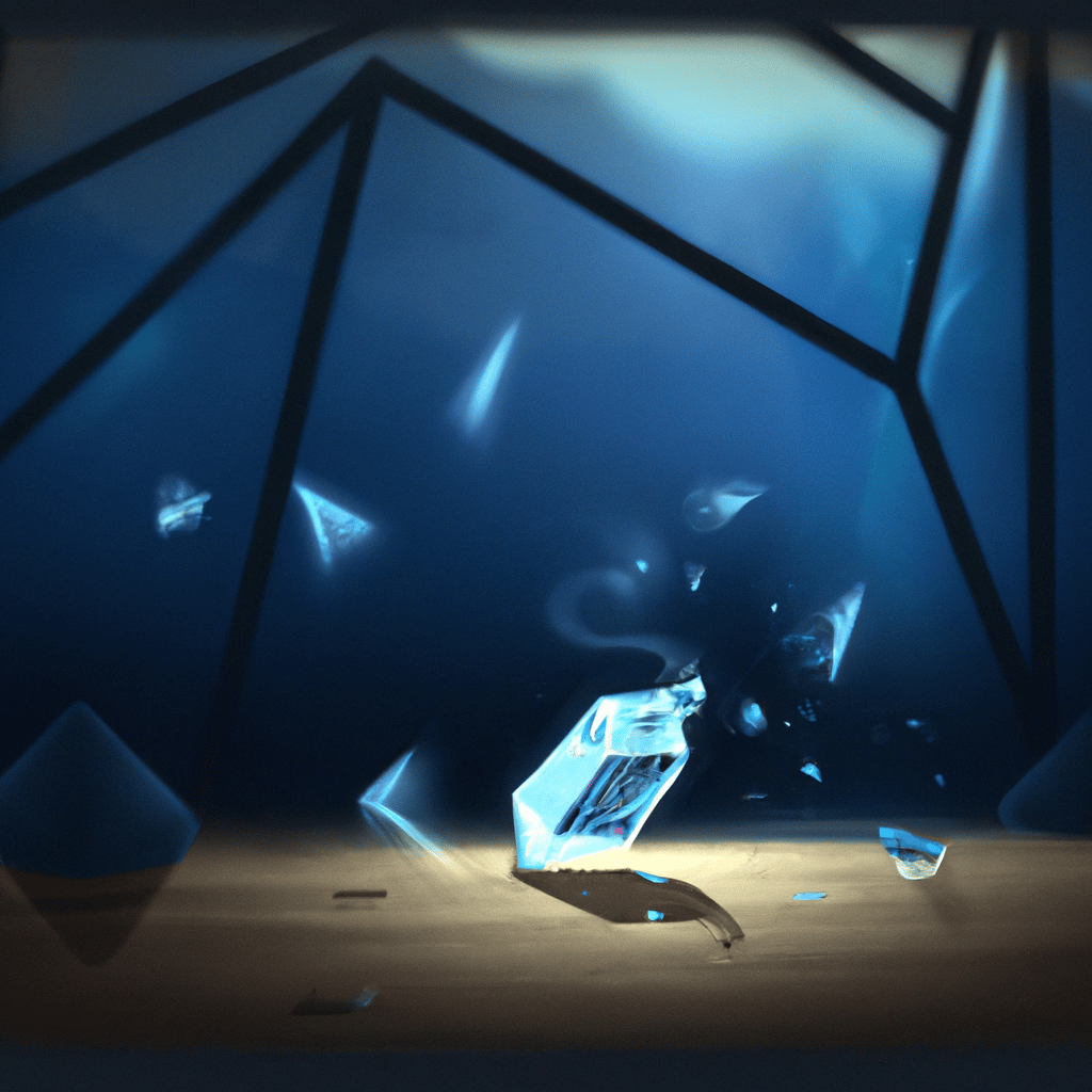 Imagem de capa do post "Descubra o Significado de Sonhar com Vidro Quebrado e Jogo do Bicho!" com um desenho digital
