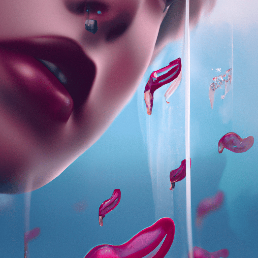 Imagem de capa do post "Sonho com Beijo na Boca: Descubra o Significado!" com um desenho digital