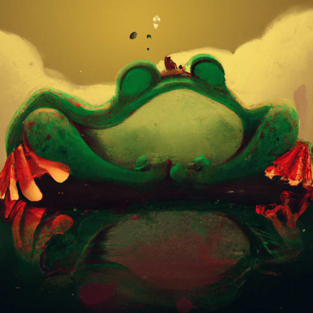 Imagem de capa do post Descubra o Significado de Sonhar com Sapo Grande! com um desenho digital