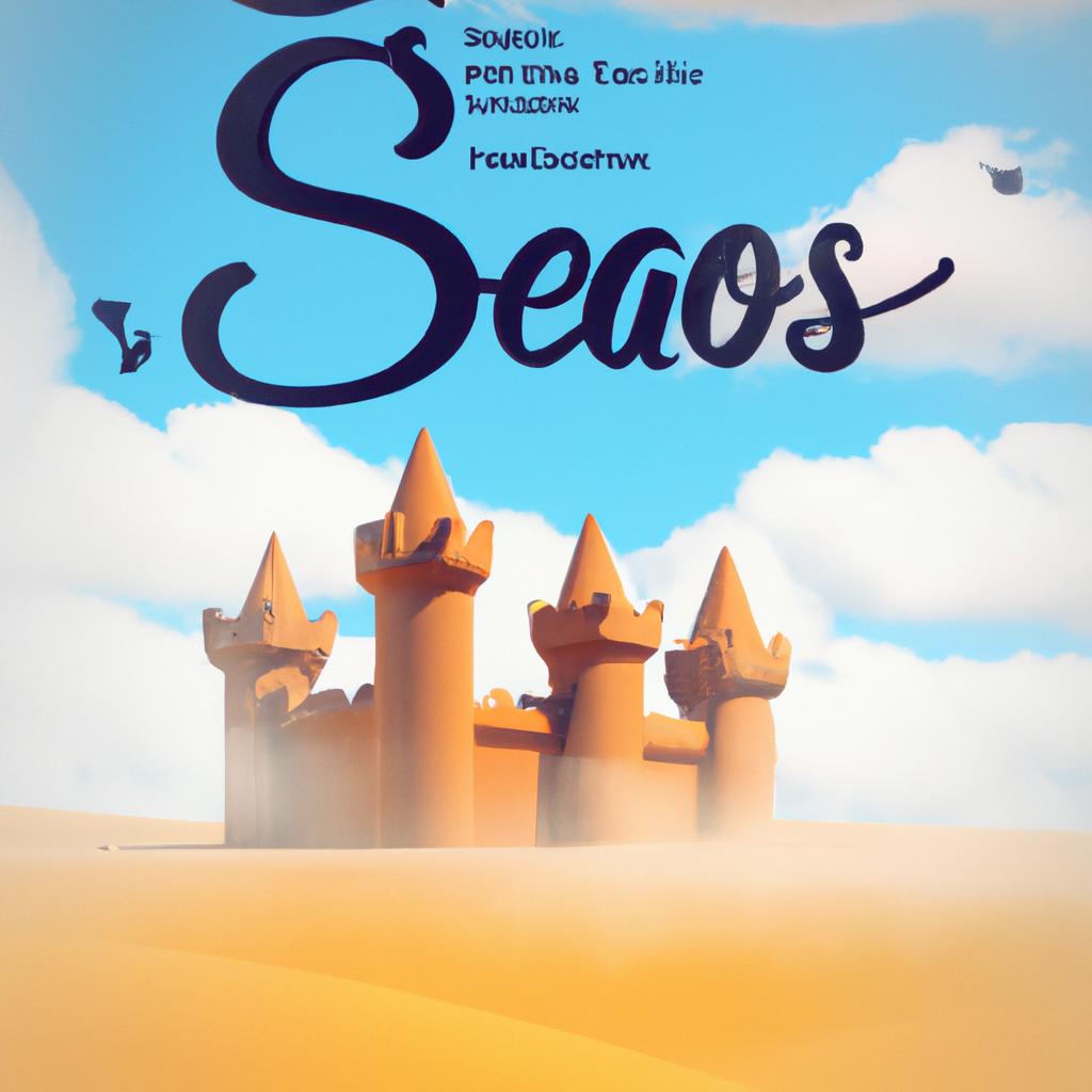 Imagem de capa do post "Descubra o Significado dos Seus Sonhos São Como Castelos de Areia" com um desenho digital