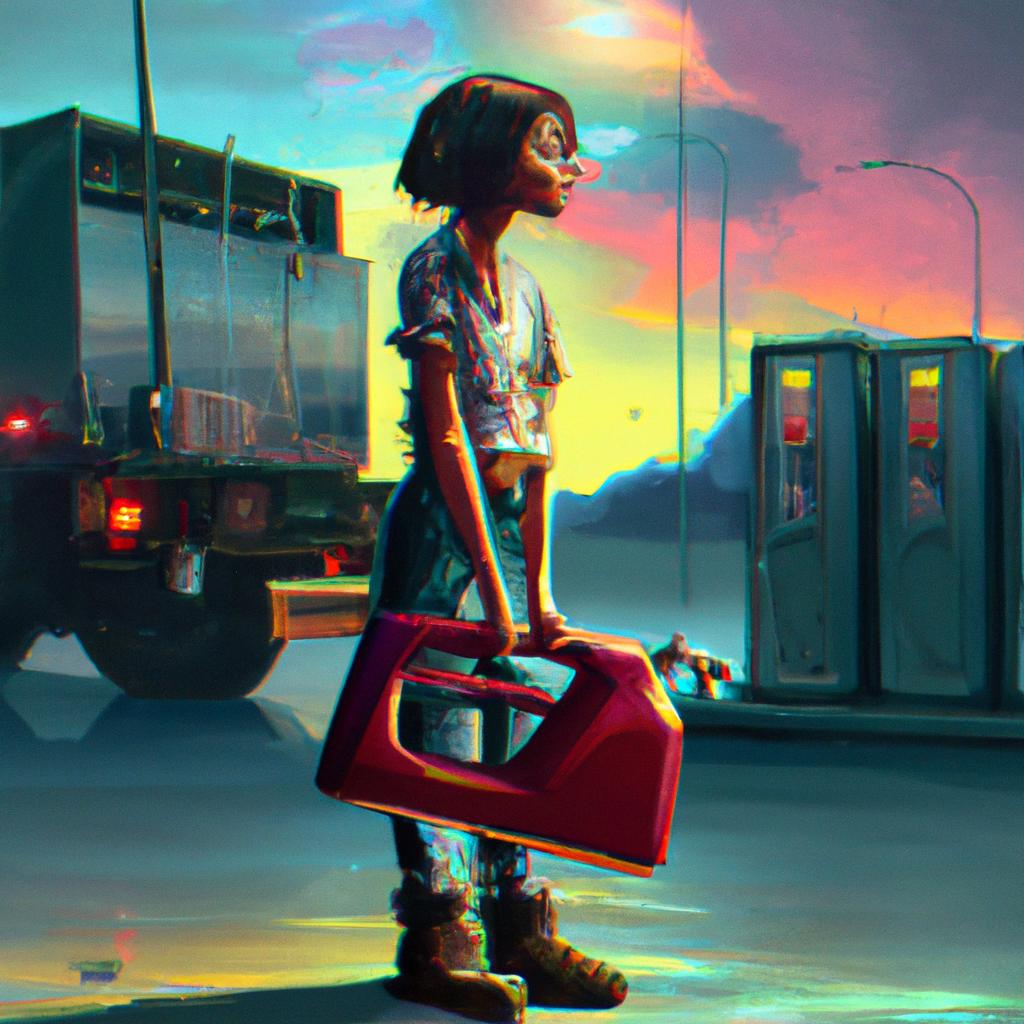 Imagem de capa do post "RQSCL: Descubra o Significado do Sonho da Rapariga com uma Lata de Gasolina!" com um desenho digital
