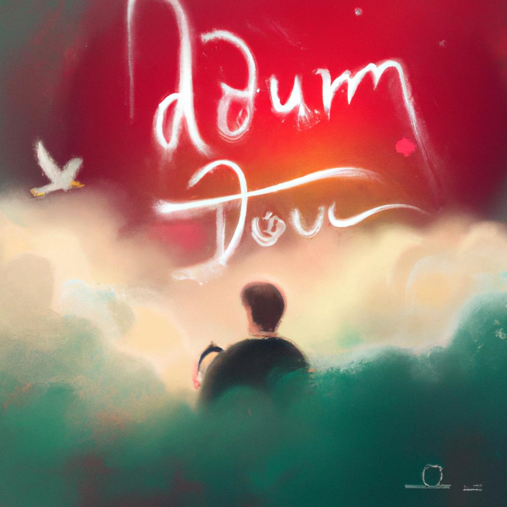 Imagem de capa do post "Deus Sonhou com Você? Descubra o Significado dos seus Sonhos!" com um desenho digital