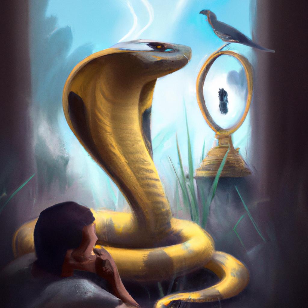 Imagem de capa do post Descubra CS: O Espiritual Significado de Sonhar com Cobra com um desenho digital