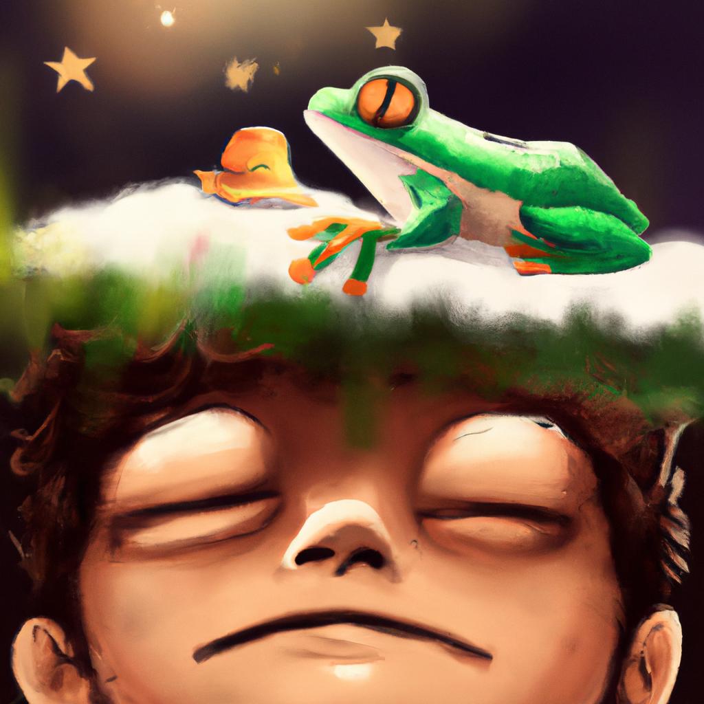 Imagem de capa do post Sonhar com Sapo: Descubra o Significado Oculto! com um desenho digital