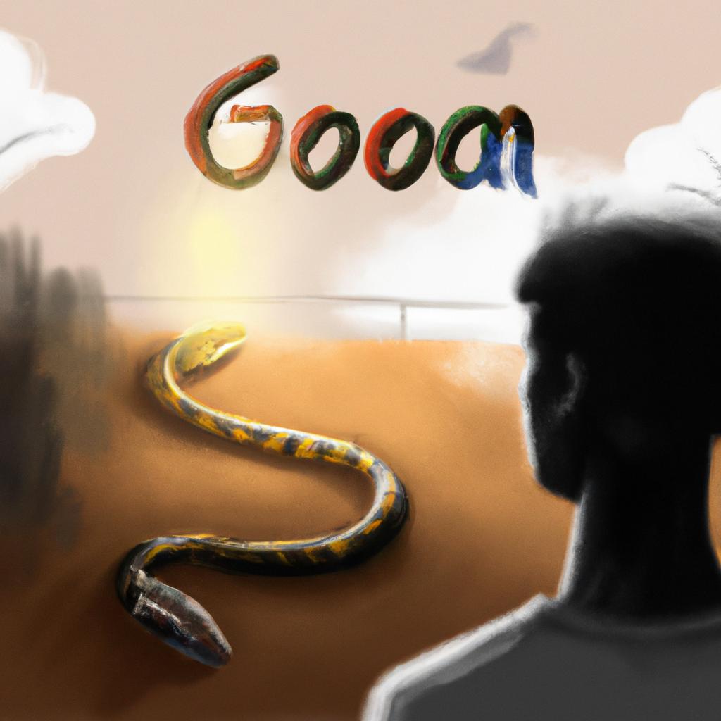 Imagem de capa do post Descubra o Significado de Sonhar com Cobra! com um desenho digital