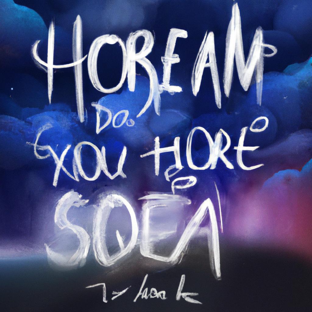 Imagem de capa do post "Hoje Eu Sonhei com Você: Descubra o Significado da Letra!" com um desenho digital