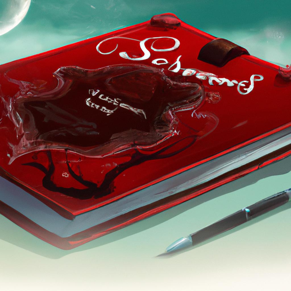 Imagem de capa do post "LSS: O Significado de Sonhar com Sangue Revelado!" com um desenho digital