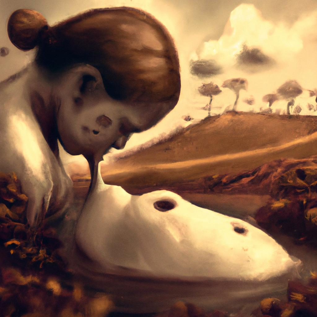 Imagem de capa do post "O que Significa Sonhar com Água Suja de Barro?" com um desenho digital