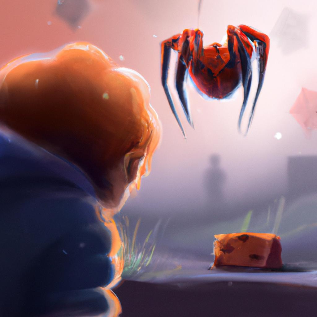 Imagem de capa do post Sonhar com Aranha Caranguejeira: Descubra o Significado! com um desenho digital