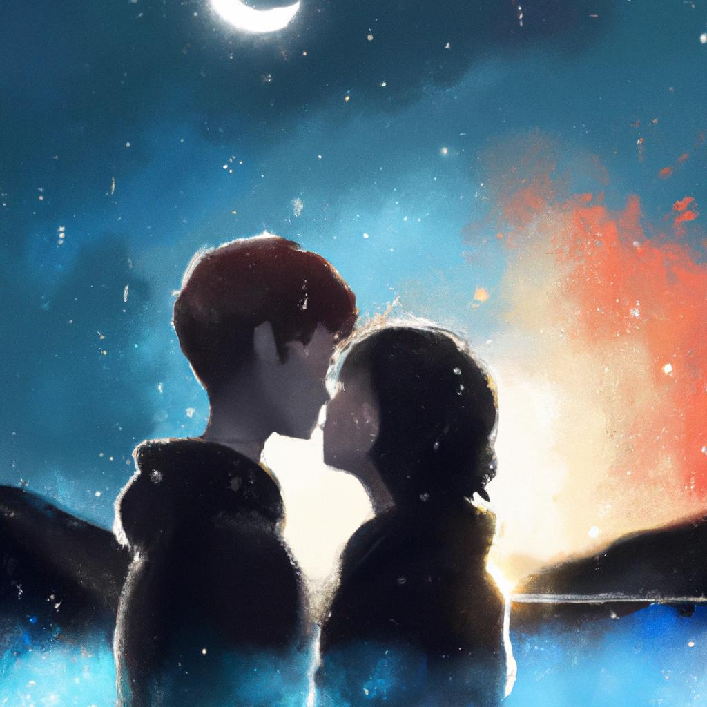 Imagem de capa do post "O Que Significa Sonhar com Beijo? Descubra Agora!" com um desenho digital