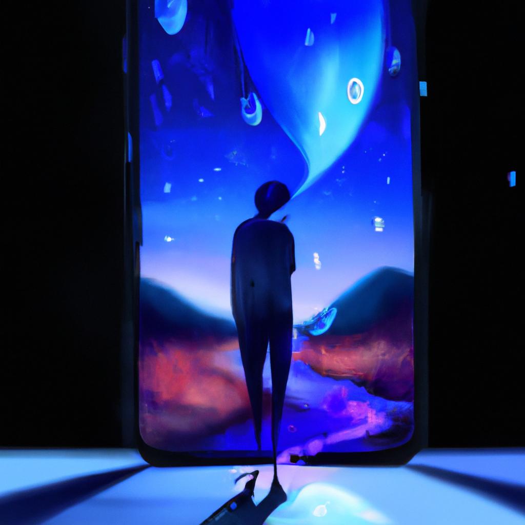 Imagem de capa do post "O Que Significa Sonhar com Celular? Descubra Aqui!" com um desenho digital