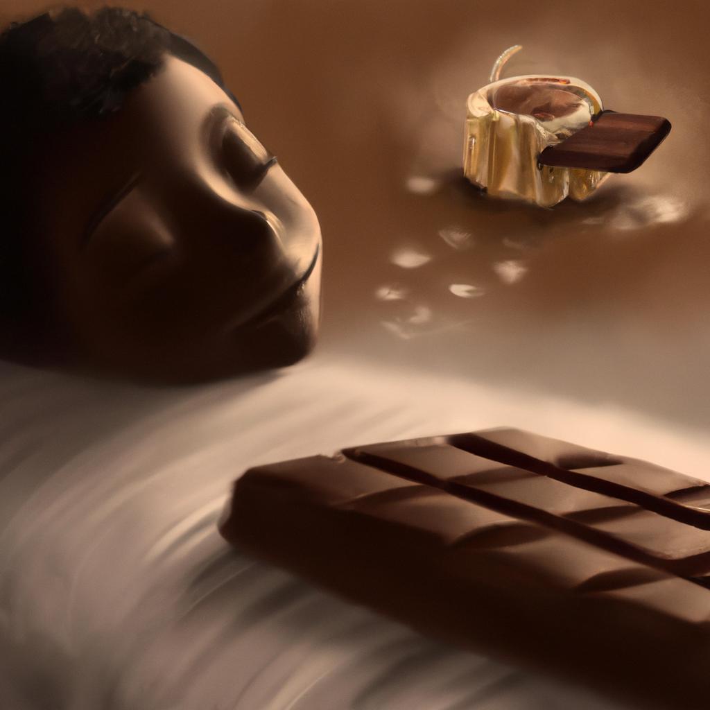Imagem de capa do post "O Que Significa Sonhar com Chocolate? Descubra Já!" com um desenho digital