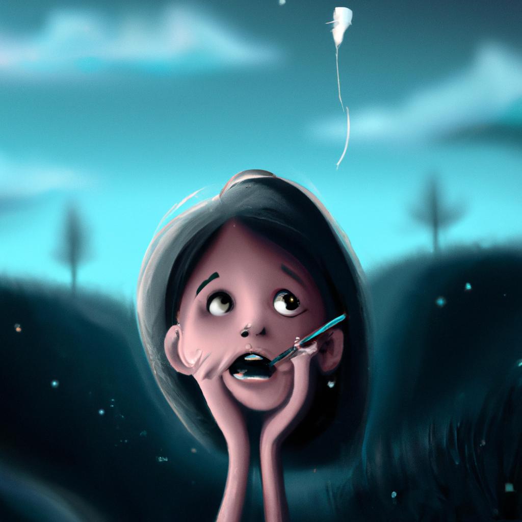 Imagem de capa do post "Descubra o Significado de Sonhar com Dentes Caindo!" com um desenho digital