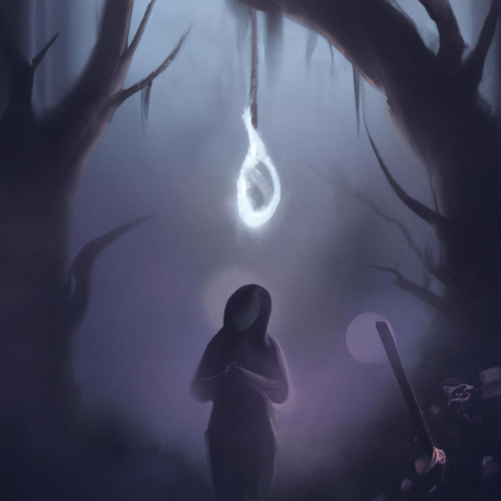 Imagem de capa do post "Descubra o Que Significa Sonhar com Escuridão!" com um desenho digital