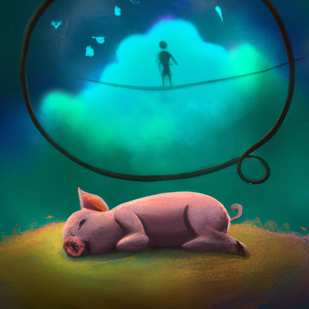 Imagem de capa do post Descubra o que Significa Sonhar com Porco! com um desenho digital