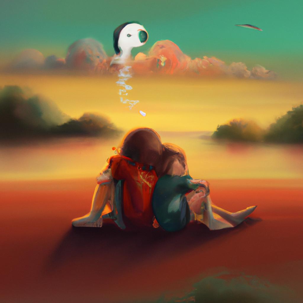 Imagem de capa do post "O Que Significa Sonhar com a Irmã? Descubra Agora!" com um desenho digital