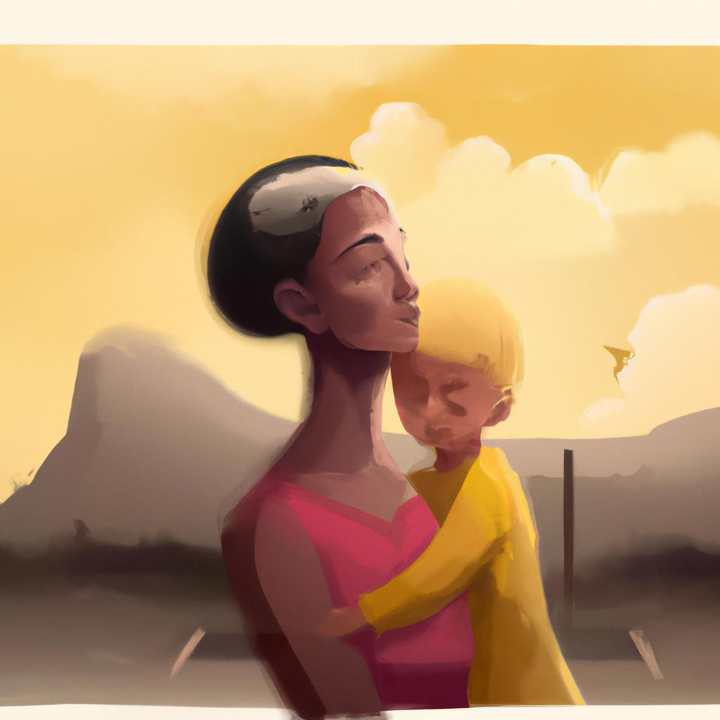 Imagem de capa do post "O Que Significa Sonhar com a Sua Mãe? Descubra!" com um desenho digital