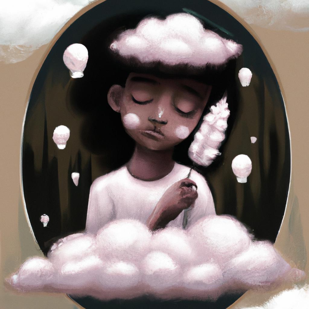 Imagem de capa do post "O Que Significa Sonhar Com Algodão? Descubra Aqui!" com um desenho digital