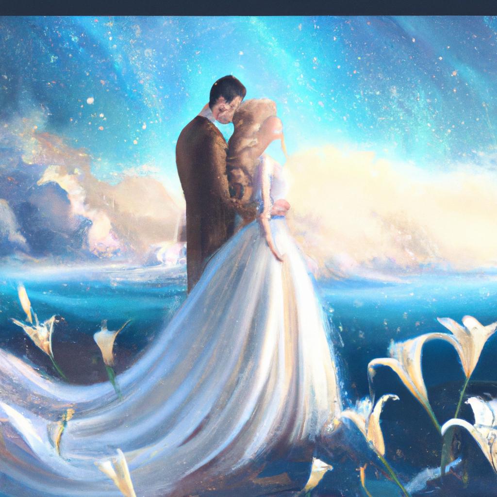 Imagem de capa do post "O Que Significa Sonhar Com Alguém Casando? Descubra Agora!" com um desenho digital