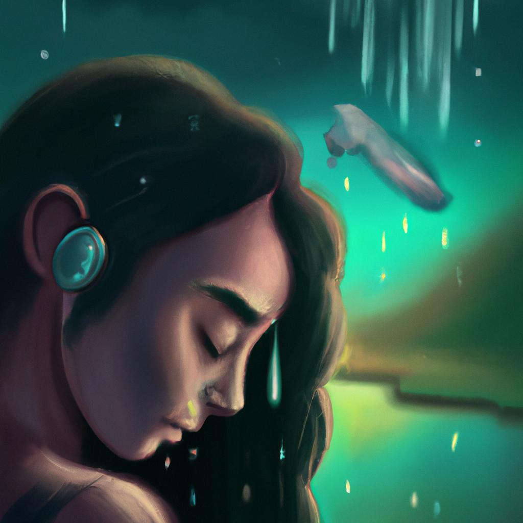 Imagem de capa do post "O Que Significa Sonhar Com Alguém Chorando? Descubra Agora!" com um desenho digital