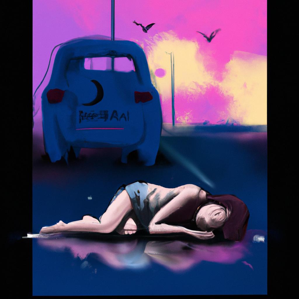 Imagem de capa do post "OQSSA: O Que Significa Sonhar com Alguém Vomitando?" com um desenho digital