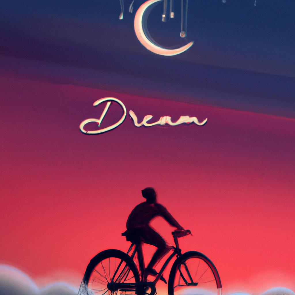 Imagem de capa do post "O Que Significa Sonhar com Andar de Bicicleta? Descubra Agora!" com um desenho digital