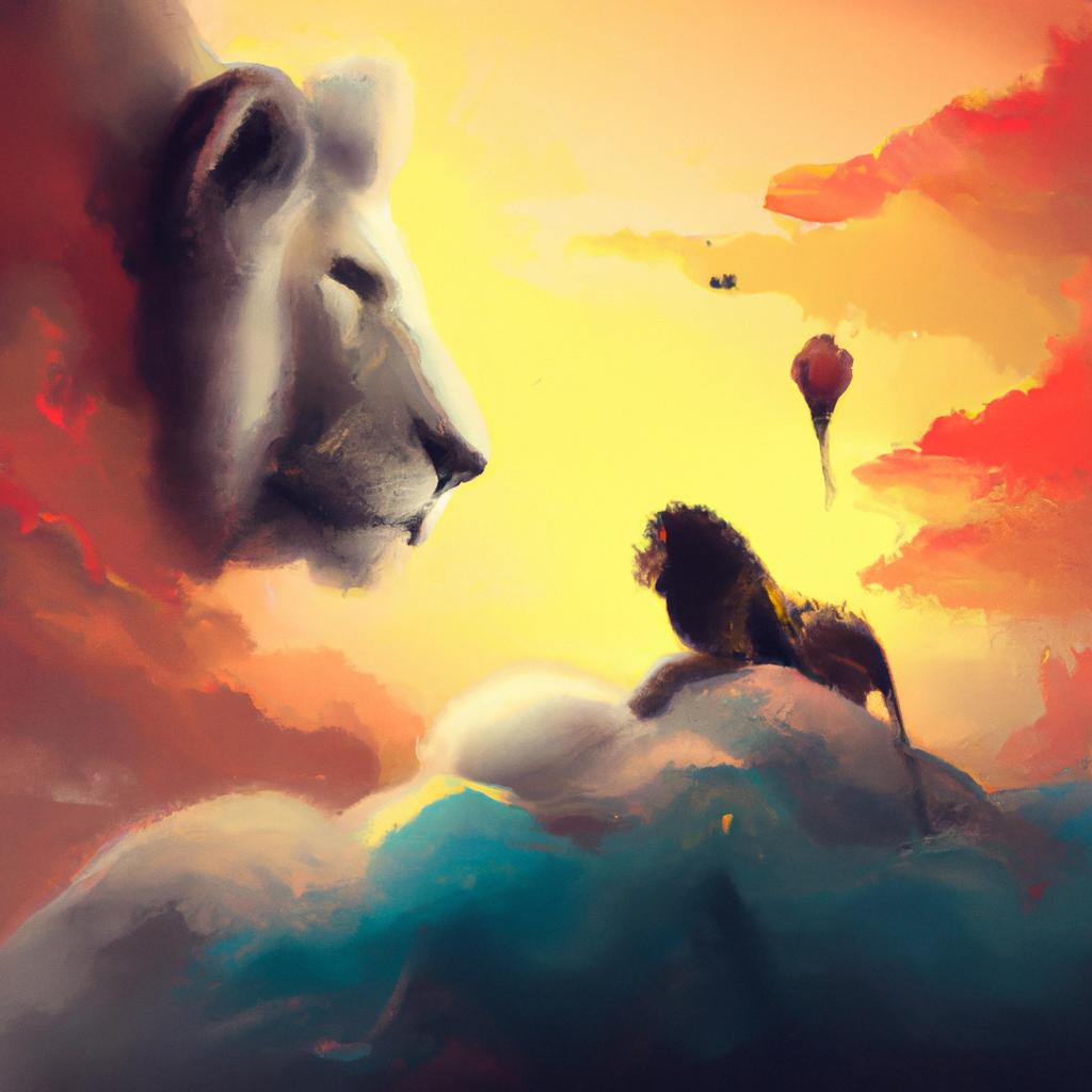 Imagem de capa do post "O Que Significa Sonhar com Animais Selvagens? Descubra aqui!" com um desenho digital