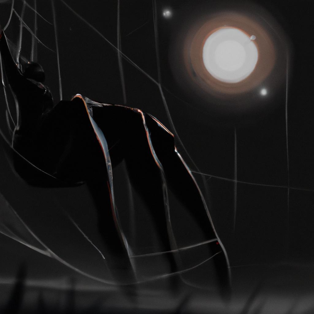 Imagem de capa do post "O Que Significa Sonhar com Aranha Preta Grande: Descubra Agora!" com um desenho digital