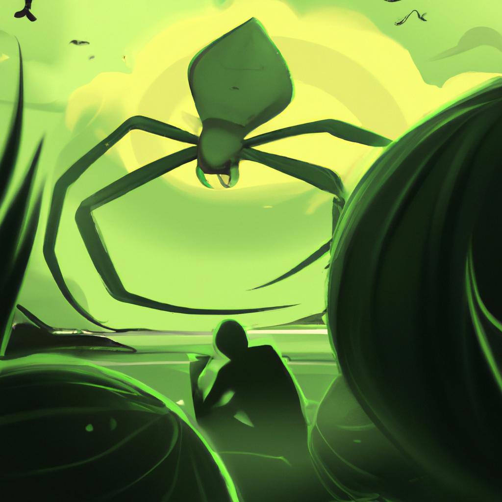 o que significa sonhar com aranha verde3