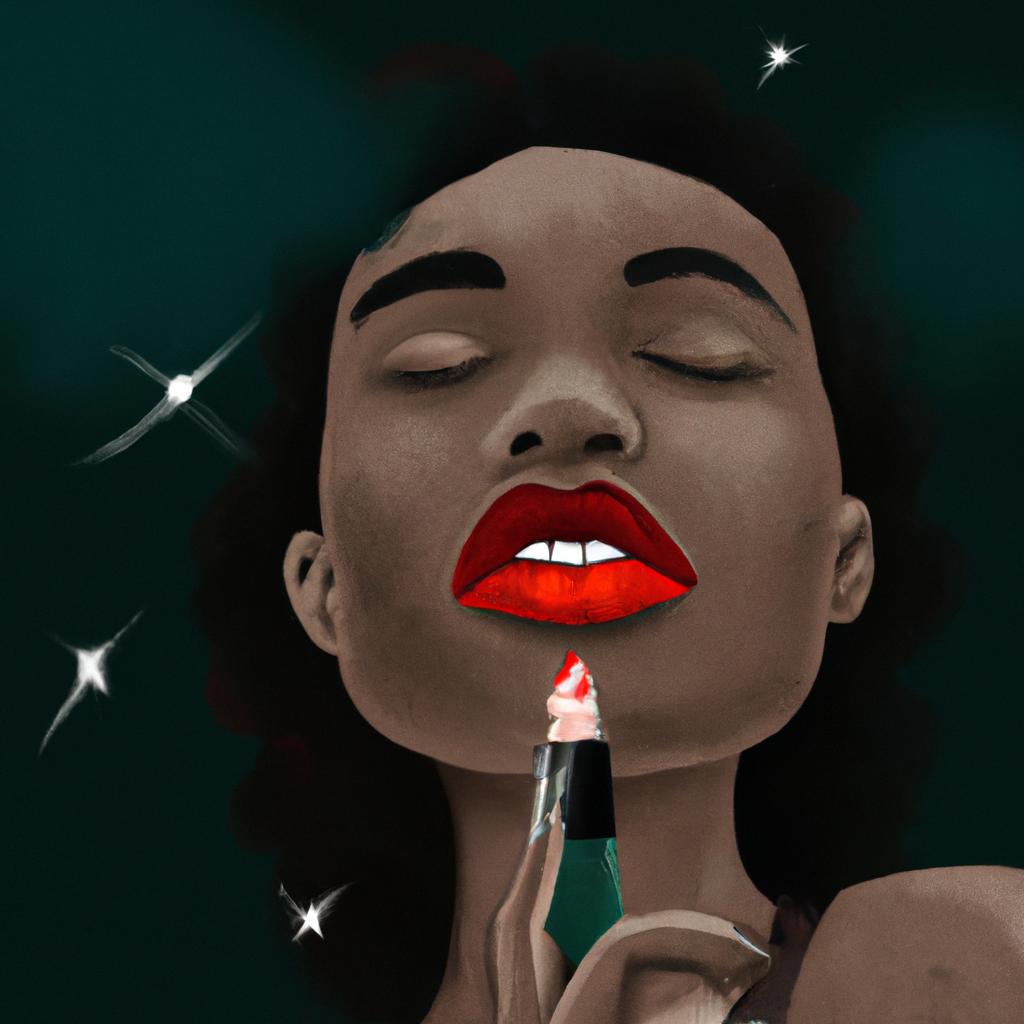Imagem de capa do post "Descubra o que Significa Sonhar com Batom Vermelho!" com um desenho digital