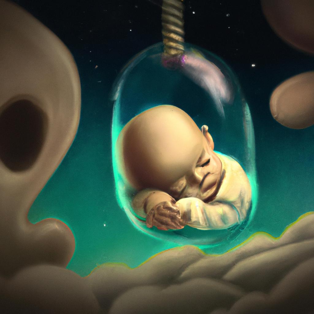 Imagem de capa do post "O Que Significa Sonhar com Bebê Abandonado? Descubra!" com um desenho digital