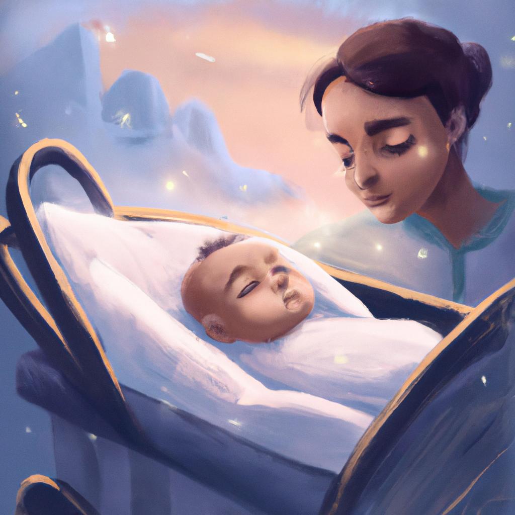 Imagem de capa do post "Descubra o que Significa Sonhar com Bebê de Outra Pessoa!" com um desenho digital