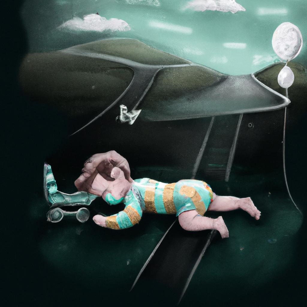 Imagem de capa do post "Descubra o Que Significa Sonhar Com Bebê Doente!" com um desenho digital