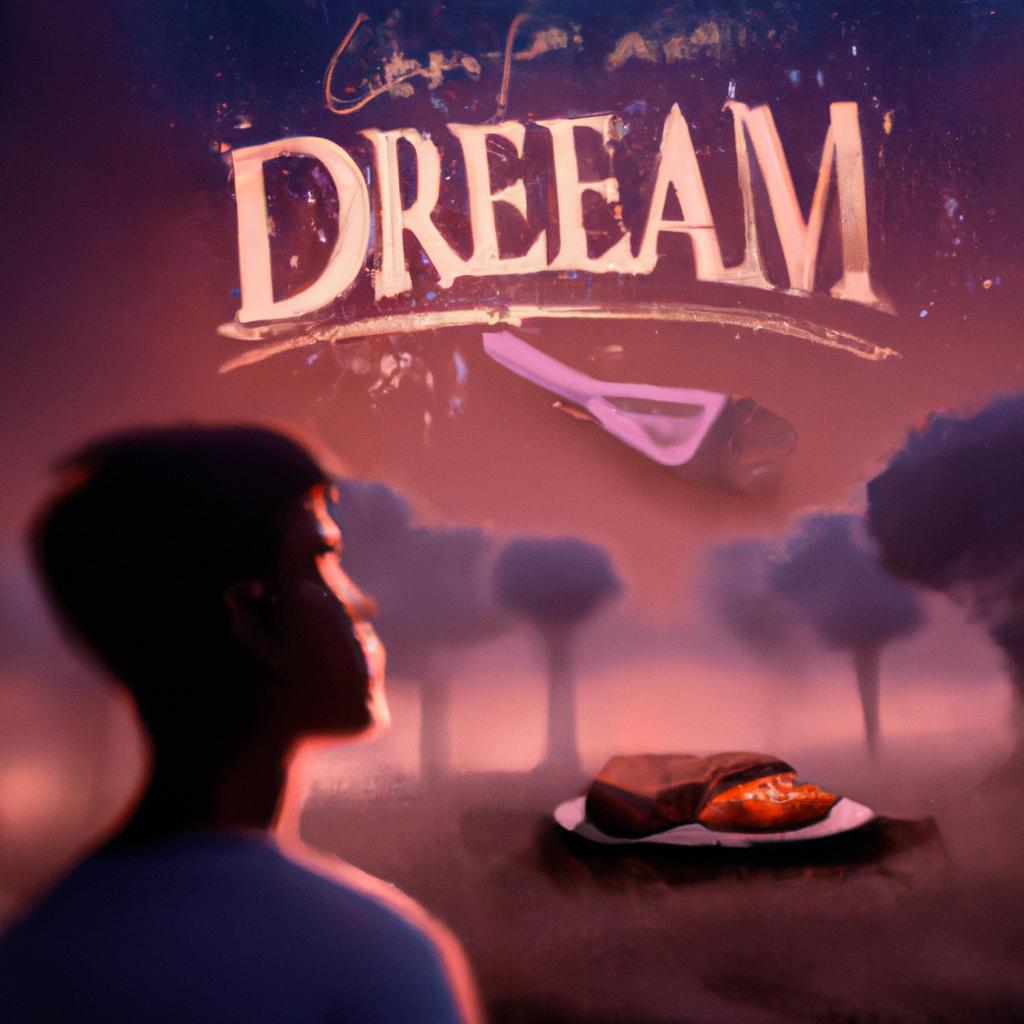 Imagem de capa do post "Descubra o Que Significa Sonhar com Bife de Carne!" com um desenho digital