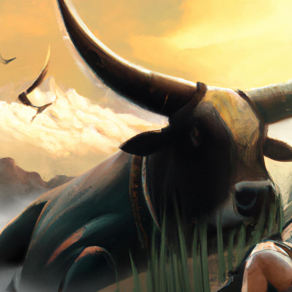 Imagem de capa do post Descubra o Significado de Sonhar com Boi Bravo! com um desenho digital