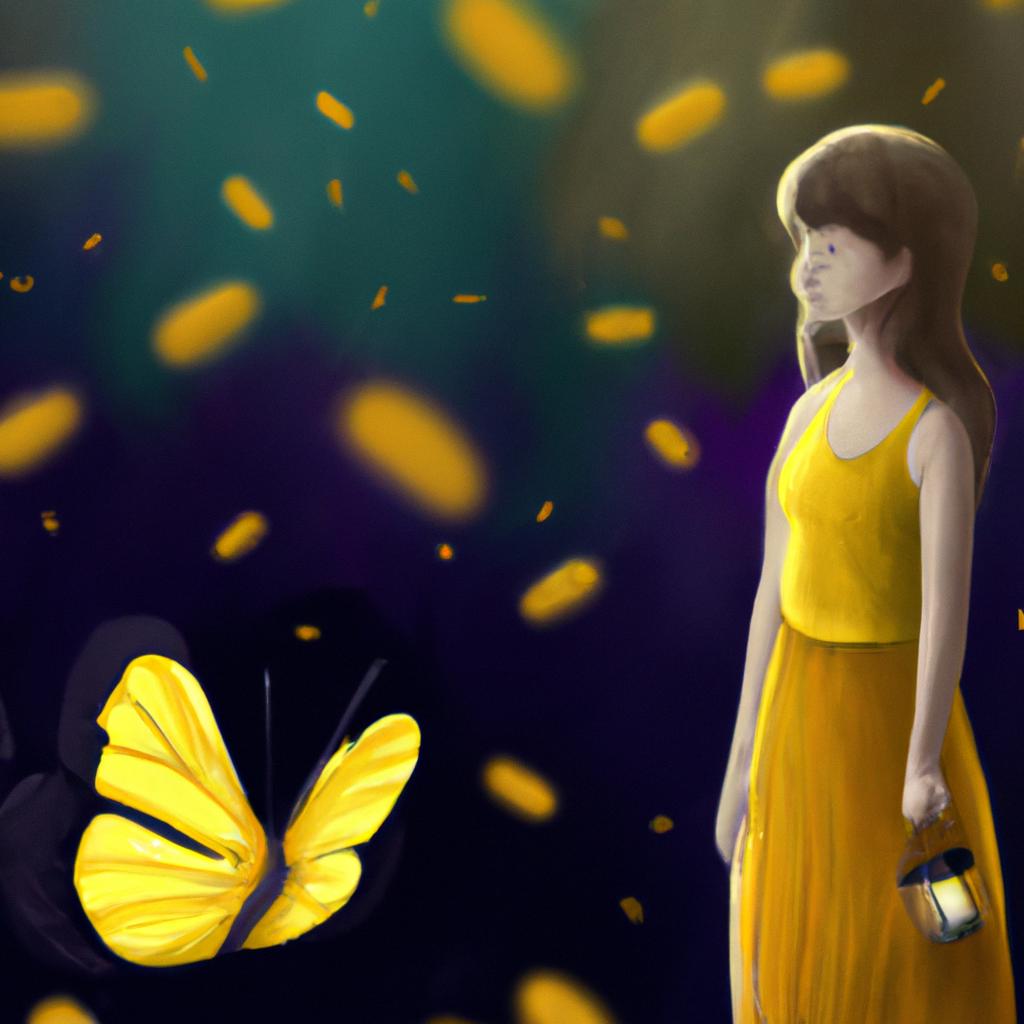 Imagem de capa do post Descubra o Que Significa Sonhar com Borboleta Amarela! com um desenho digital