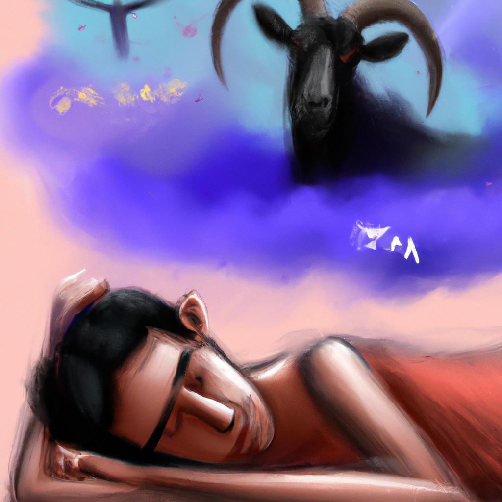 Imagem de capa do post Descubra o Que Significa Sonhar com Cabra Preta! com um desenho digital