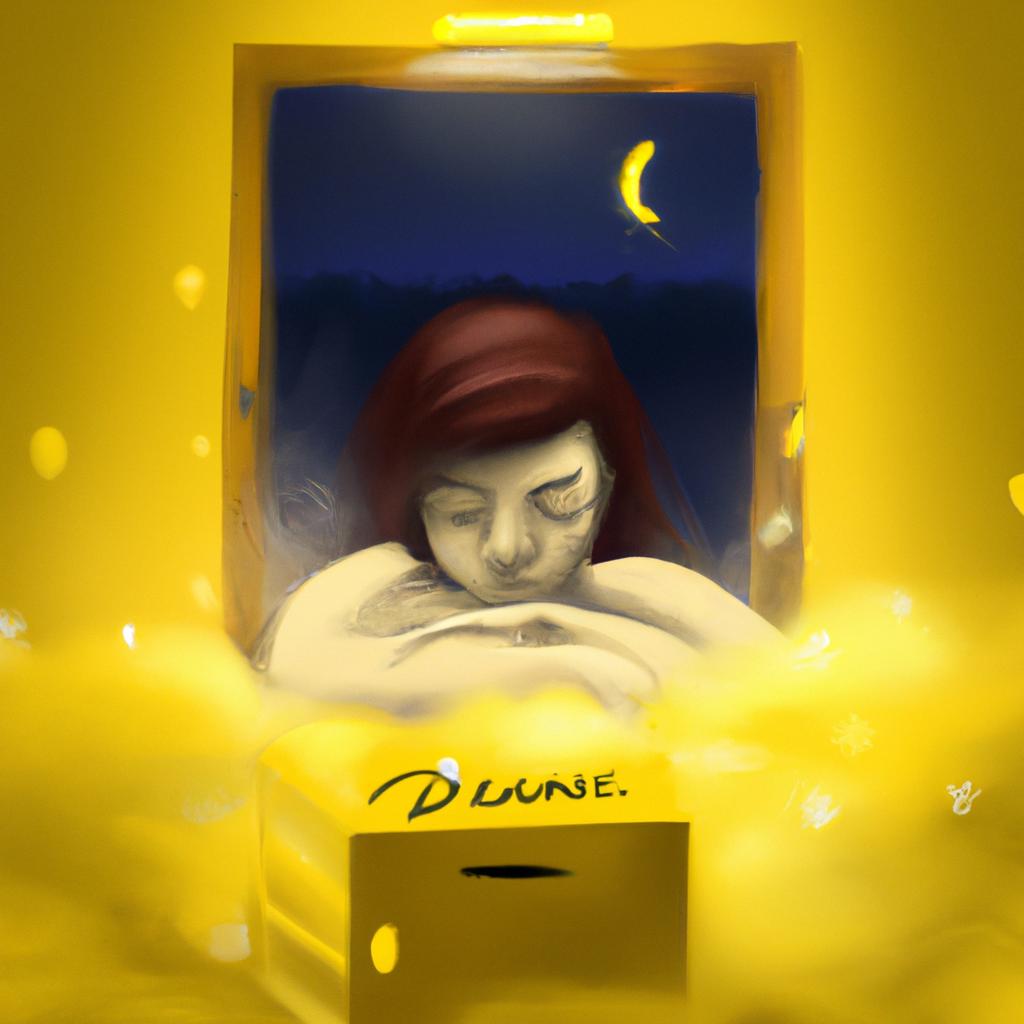 Imagem de capa do post "Descubra o Que Significa Sonhar com Caixão Amarelo!" com um desenho digital