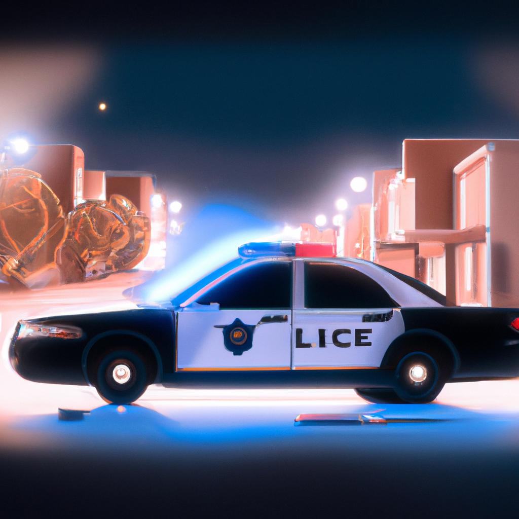 Imagem de capa do post "O Que Significa Sonhar Com Carro de Polícia? Descubra!" com um desenho digital