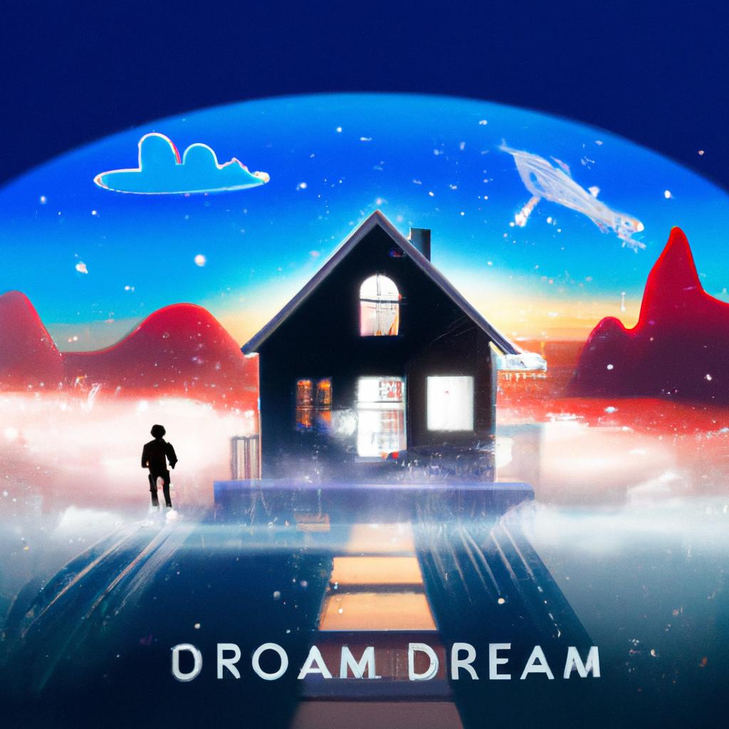 Imagem de capa do post "Descubra o Que Significa Sonhar Com Casa Nova!" com um desenho digital