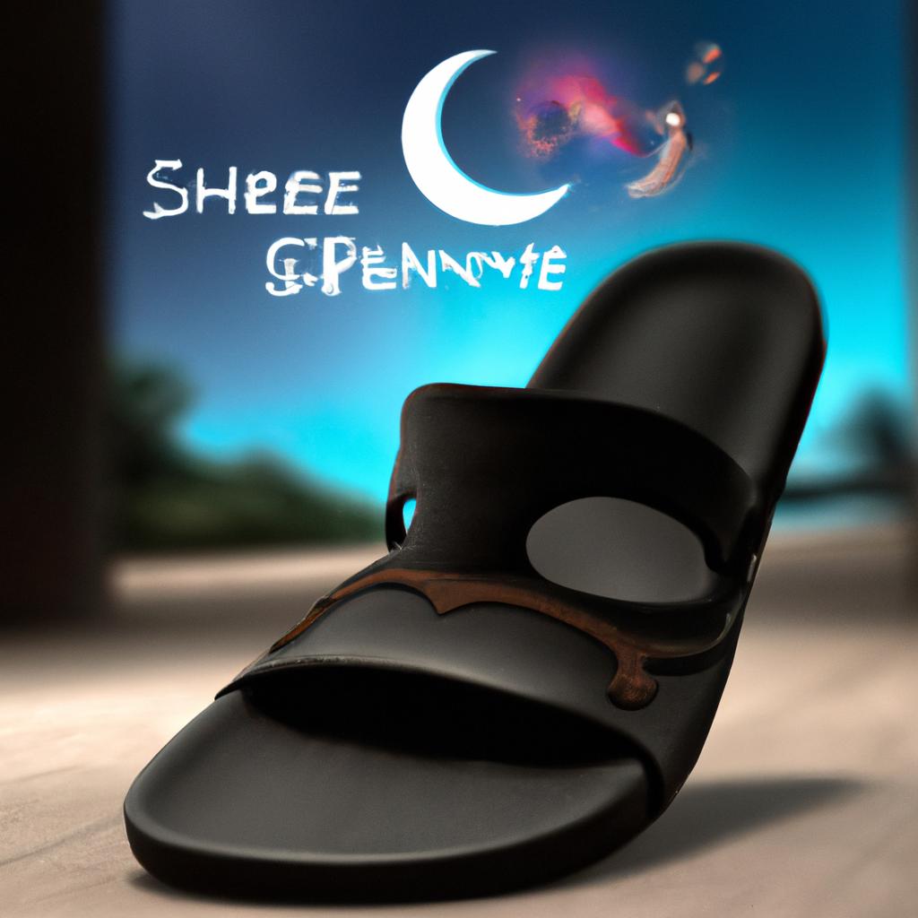 Imagem de capa do post "Descubra o que Significa Sonhar com Chinelo Preto!" com um desenho digital